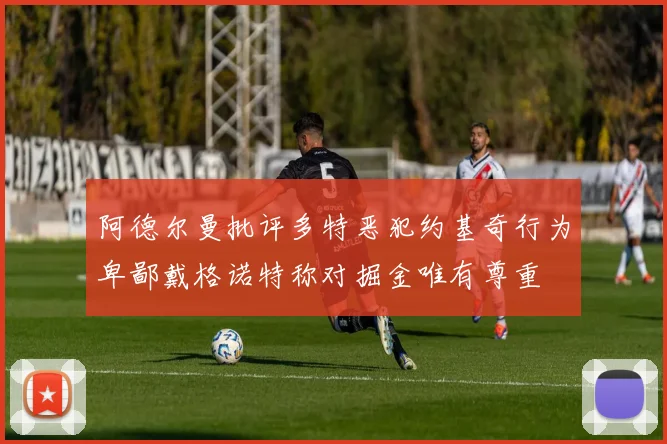 阿德尔曼批评多特恶犯约基奇行为卑鄙戴格诺特称对掘金唯有尊重